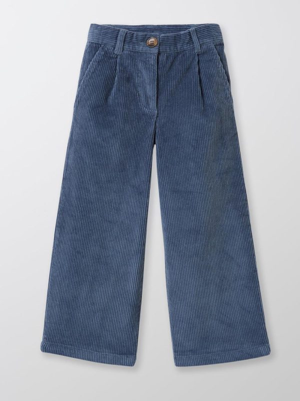 Cyrillus Clothing Girls Trousers, jeans | Cyrillus flared velour trousers ORAGE www.solbiblecamp.com