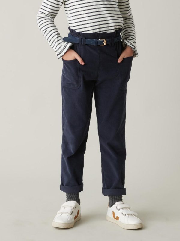Cyrillus Clothing Girls Trousers, jeans | Cyrillus Mom-style jeans MARINE www.solbiblecamp.com