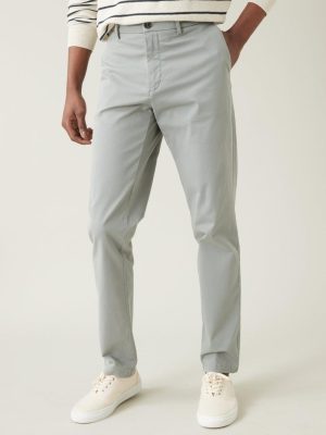 Cyrillus Clothing Mens Trousers, jeans | Cyrillus chino trousers CELADON www.solbiblecamp.com
