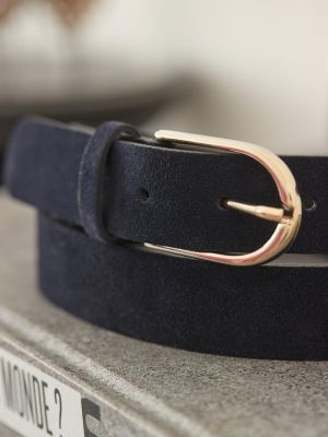 Belts Womens Belts | Cyrillus leather belt MARINE www.solbiblecamp.com