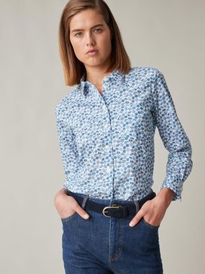 Cyrillus Clothing Womens Shirts, blouses | Cyrillus shirt made with Liberty fabric – The Limited Collection Lib LYDIA www.solbiblecamp.com